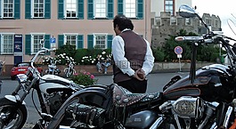 摩托車,男子,情感