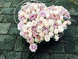 心,羅西斯,花束