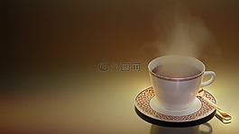 t恤,杯,熱