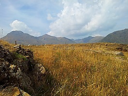 山,徒步旅行,景觀