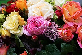 玫瑰,斯特勞斯,花束
