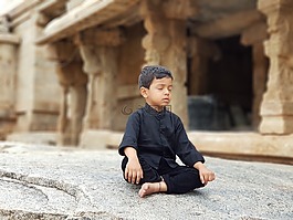 人,兒童,男子