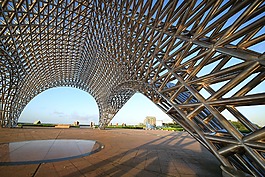 建筑,網格,金屬