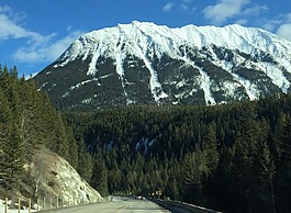 山頂,雪,景觀