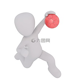 白人男性,3d模型,孤立