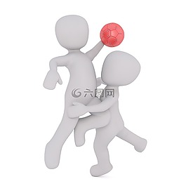 白人男性,3d模型,孤立