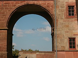 城堡,墙,塔