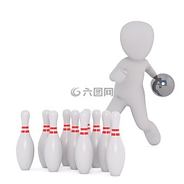 傳真,白人男性,3d模型