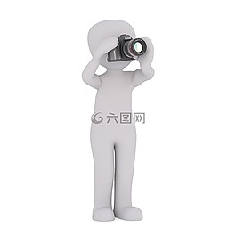 白人男性,3d模型,孤立
