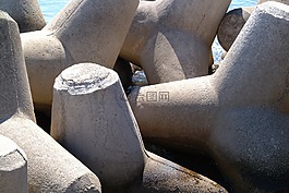 混凝土,壁垒,形状