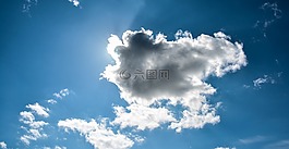 云,天空,太陽