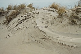沙丘,沙,海