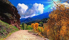 科羅拉多州,山,景觀