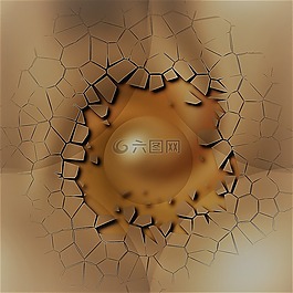 孔,墻,破碎