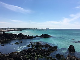 濟(jì)州島,海,天空