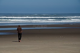 海灘,情感,海