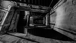 公寓,孔,黑色和白色