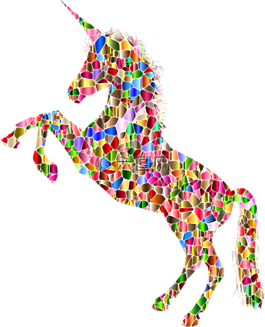 獨角獸,號角,馬