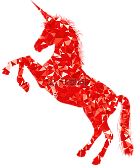 獨角獸,號角,馬