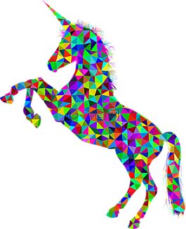 獨角獸,號角,馬