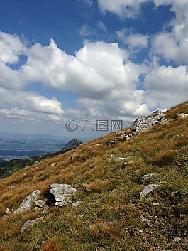 山,冬奧會,天空
