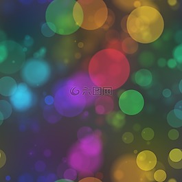 散景,灯,气泡
