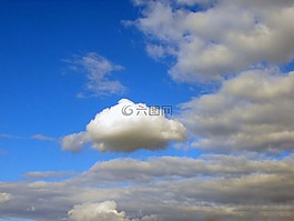 天空,云,粉扑