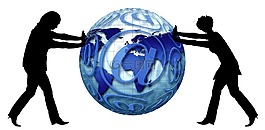 環(huán)球,婦女,幻燈片