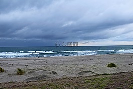 海灘,海,天空