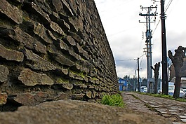 門,城堡,老