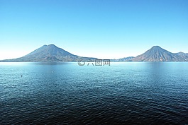 蘭湖,危地馬拉,火山