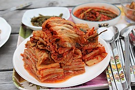 農村餐桌,泡菜,食品