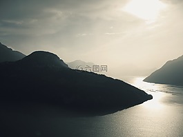 vierwaldstettersee,湖,山