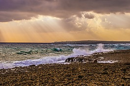 波,海,海岸