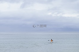 皮艇,海洋,大西洋