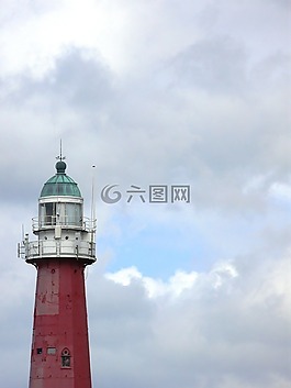 燈塔,云,空氣