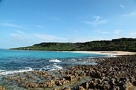 臺灣,海岸線,藍天白云
