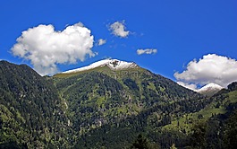 瑞士,山,阿爾卑斯山