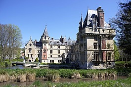 城堡德维尼,门面,法国