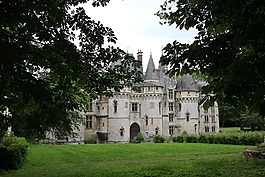 城堡德维尼,门面,法国