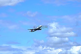 飛機(jī),飛,天空
