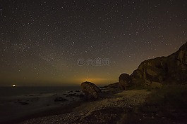 星星,銀河,巖