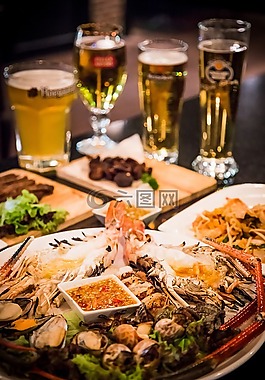 海鮮,啤酒,餐飲