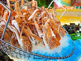 螃蟹,海鮮,冷