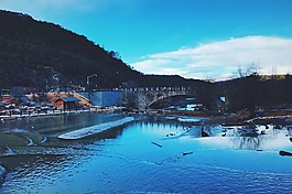 云南,玉龍雪山,湖面