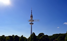 漢堡,電視塔,架構