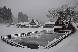 冻结,tsuganuma村,冬天
