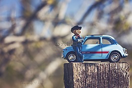 玩具,卡车,蓝色