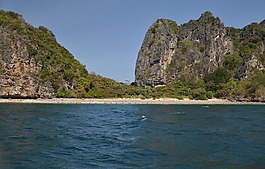 海洋,島,懸崖