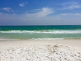 海滩,沙,夏天